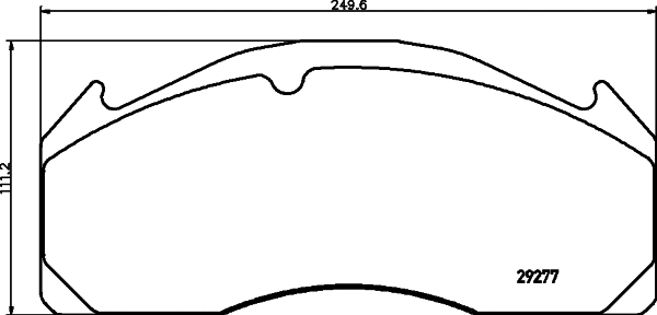 Brake Pad Set, disc brake (N-1503)