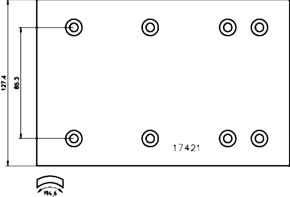 Brake Lining Kit, drum brake