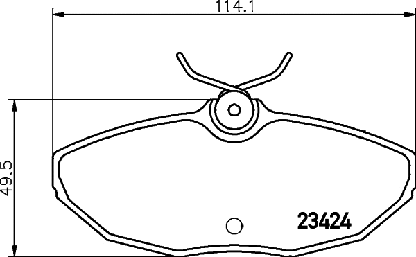 Brake Pad Set, disc brake (N-1450)