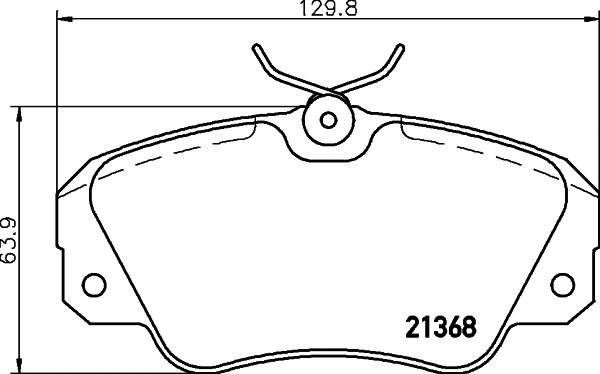 Brake Pad Set, disc brake (N-322)