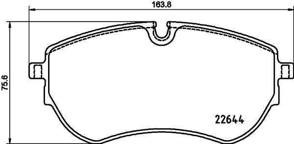 Brake Pad Set, disc brake (N-2084)