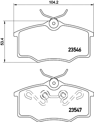 Brake Pad Set, disc brake (N-239)