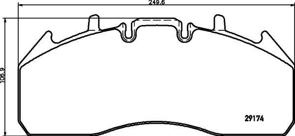 Brake Pad Set, disc brake (N-1502)
