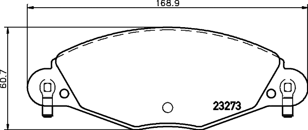 Brake Pad Set, disc brake (N-1173)