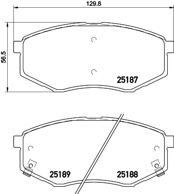 Brake Pad Set, disc brake (N-1751)