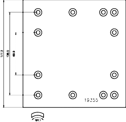 Brake Lining Kit, drum brake