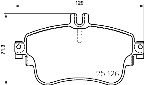 Brake Pad Set, disc brake (N-2002)