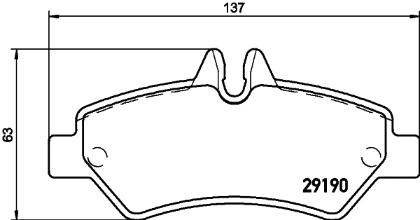 Brake Pad Set, disc brake (N-2056)