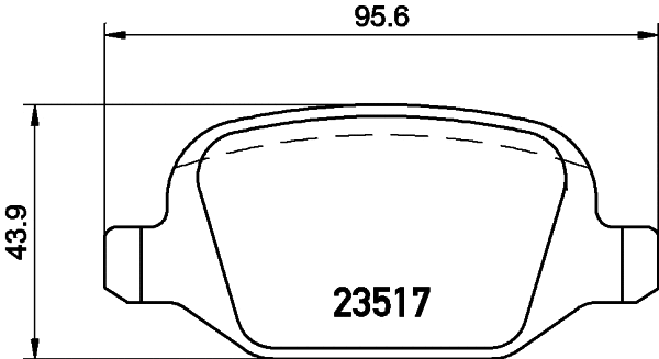 Brake Pad Set, disc brake (N-546)