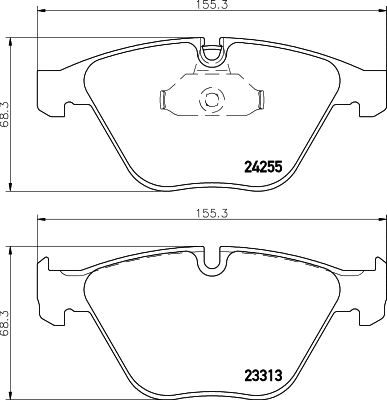 Brake Pad Set, disc brake (N-1714)