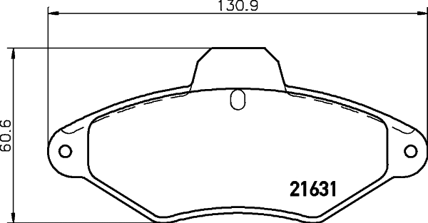 Brake Pad Set, disc brake (N-1102)