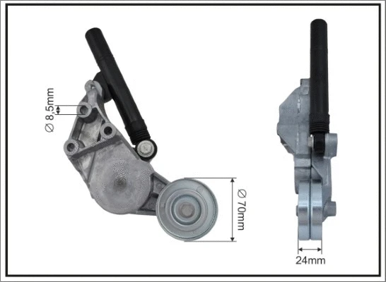 Tensioner Lever, V-ribbed belt (106698SP)