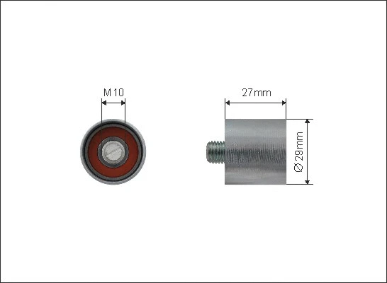 Tensioner Pulley, timing belt (218-00)