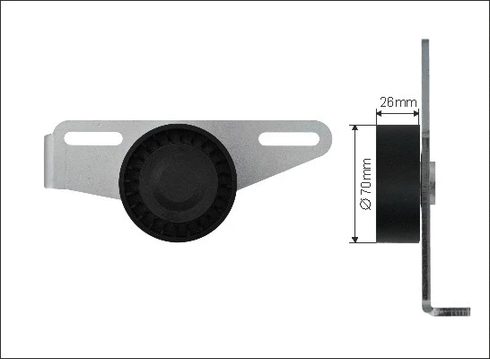 Belt Tensioner, V-ribbed belt (500059)
