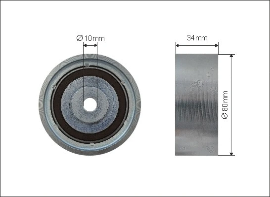 Deflection/Guide Pulley, timing belt (401-99)