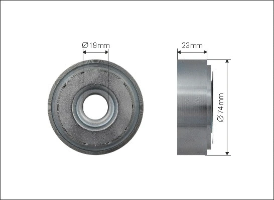 Deflection/Guide Pulley, V-ribbed belt (500312)