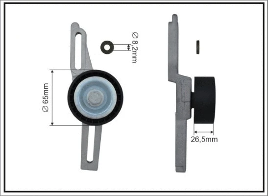 Tensioner Lever, V-ribbed belt (101311SP)