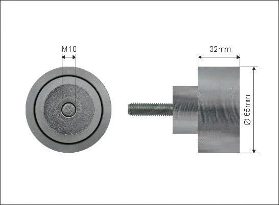 Deflection/Guide Pulley, V-ribbed belt (243-99)