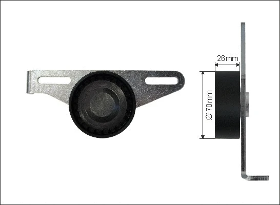 Belt Tensioner, V-ribbed belt (48-00)