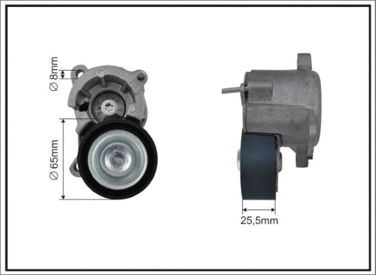 Tensioner Lever, V-ribbed belt (100500SP)