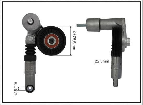 Tensioner Lever, V-ribbed belt (108222SP)