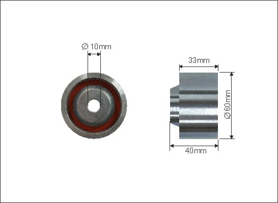 Deflection/Guide Pulley, timing belt (373-131)
