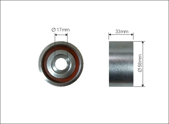 Tensioner Pulley, timing belt (224-101)