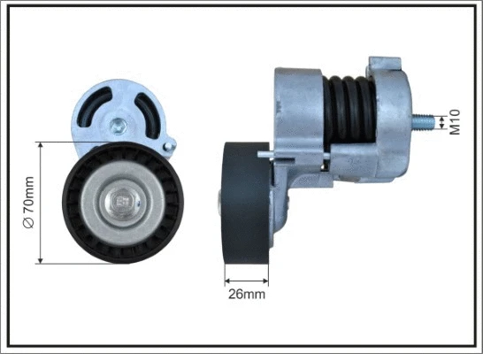 Tensioner Lever, V-ribbed belt (128400SP)