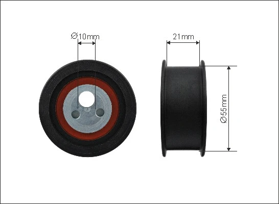 Tensioner Pulley, timing belt (500137)