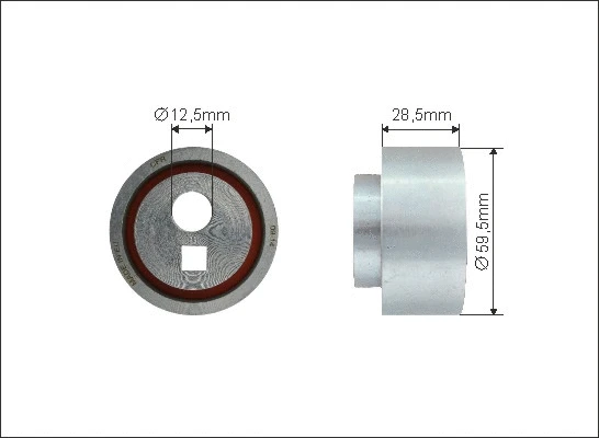 Deflection/Guide Pulley, timing belt (440-147)