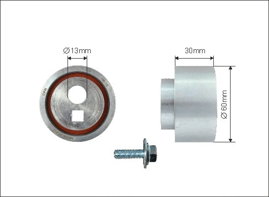 Tensioner Pulley, timing belt (497-97)