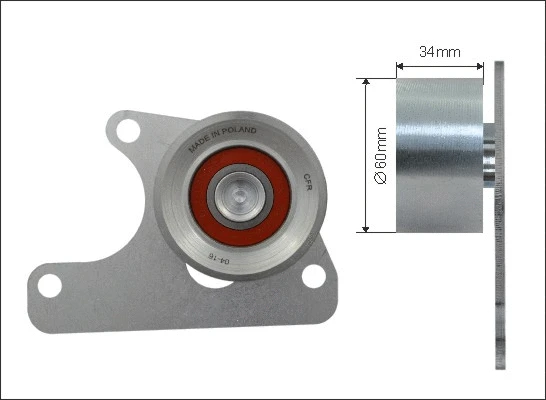 Deflection/Guide Pulley, timing belt (500283)