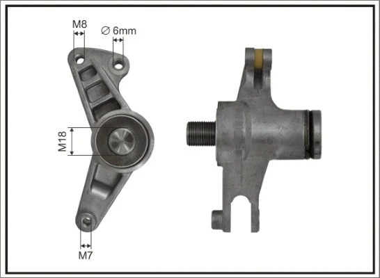 Tensioner Lever, V-ribbed belt (131207SP)