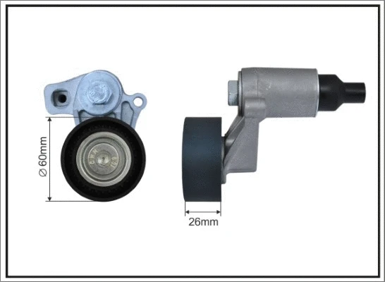 Tensioner Lever, V-ribbed belt (100399SP)