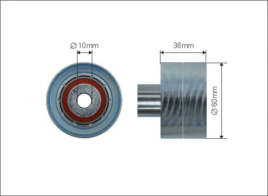 Deflection/Guide Pulley, timing belt (500469)