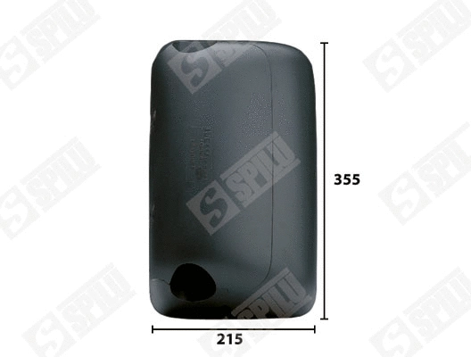 Exterior Mirror, driver cab (61325)