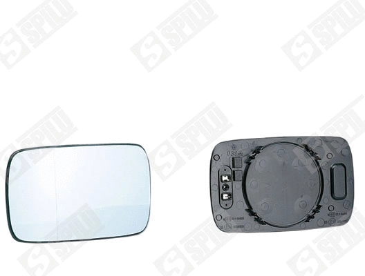 Mirror Glass, exterior mirror (10445)