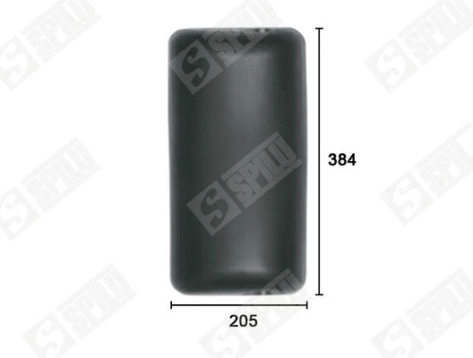 Exterior Mirror, driver cab (61143)