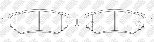 Brake Pad Set, disc brake (PN51007)