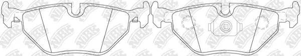 Brake Pad Set, disc brake (PN0028)