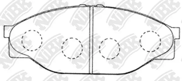 Brake Pad Set, disc brake (PN1227)