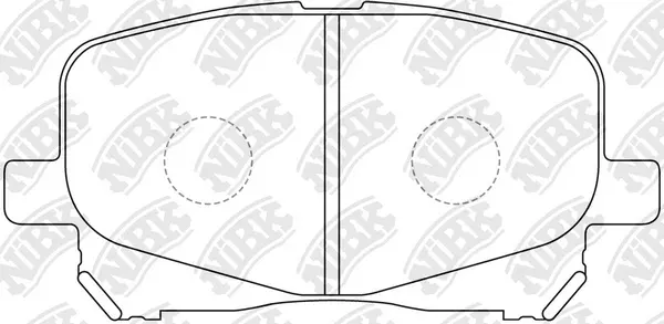 Brake Pad Set, disc brake (PN1448)