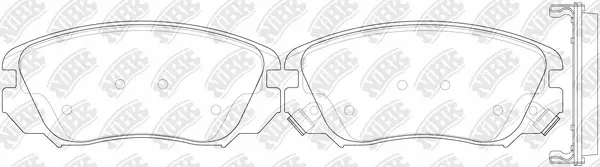 Brake Pad Set, disc brake (PN0839)