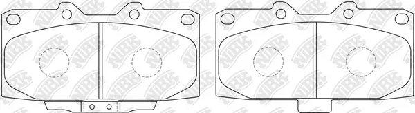 Brake Pad Set, disc brake (PN7463)