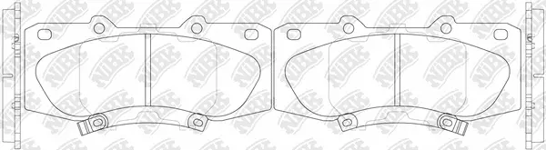 Brake Pad Set, disc brake (PN0548)