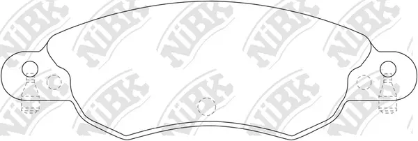 Brake Pad Set, disc brake (PN0185)
