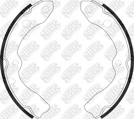 Brake Shoe Set (FN2202)
