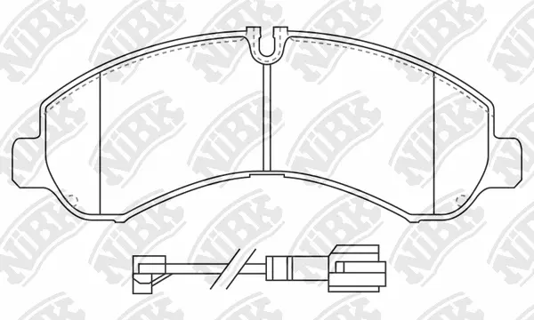 Brake Pad Set, disc brake (PN3811W)