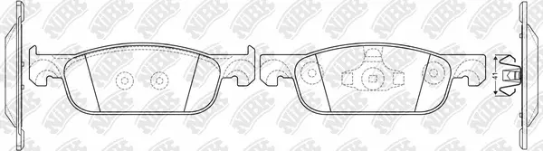 Brake Pad Set, disc brake (PN0773)