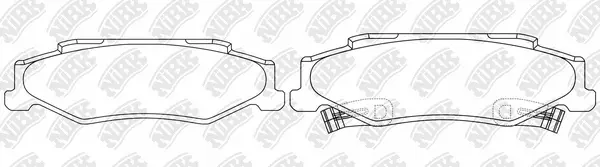 Brake Pad Set, disc brake (PN0769)